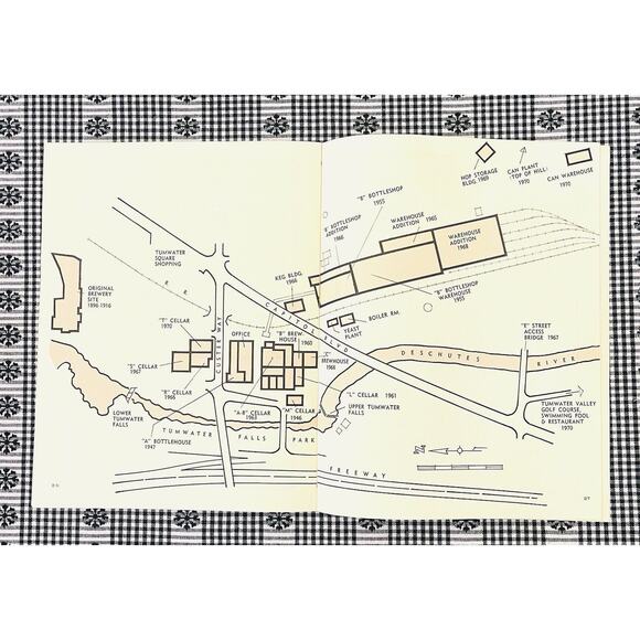 Olympia Brewery 75th Anniversary Booklet 1971 Yesteryears Tumwater History 13B - Picture 4 of 5